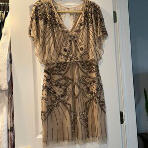 beaded AIDAN MATTOX cocktail dress